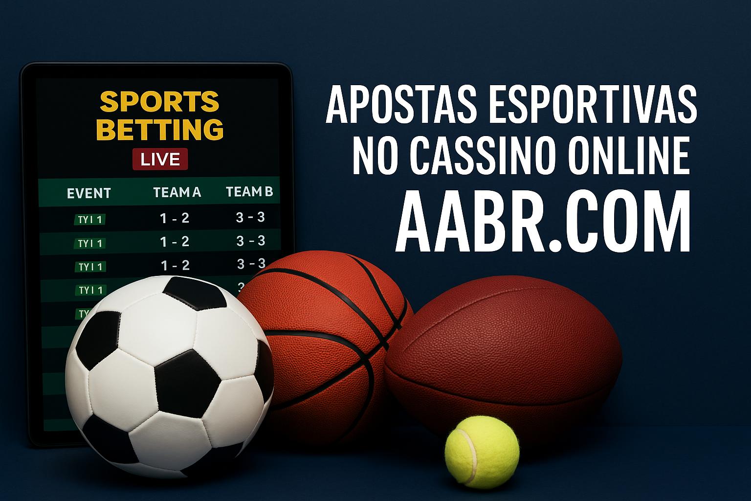 Apostas esportivas no cassino online AABR.COM