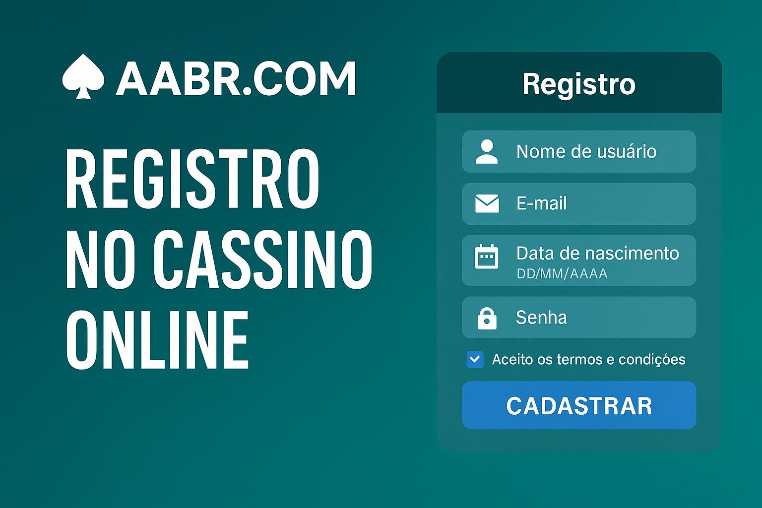 Não Perca tempo, o rRgistro na site AABR.COM